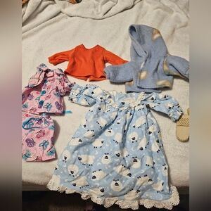 Random American Girl Doll Sized Handmade Clothes And Accessories